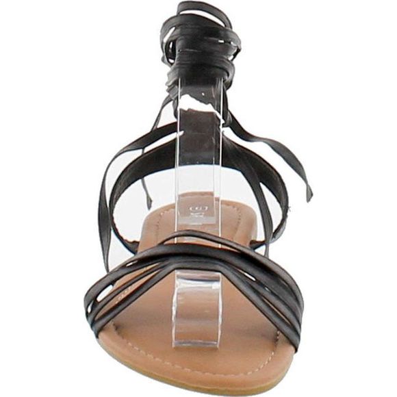 SPIRIT MODA Olivia-18 Black Womens sandals 5.5 NEW - Picture 4 of 4